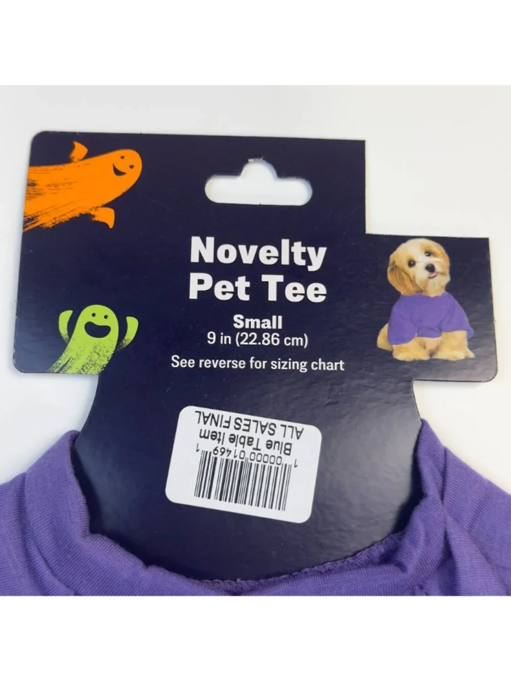 Novelty Pet Halloween Tee Small 